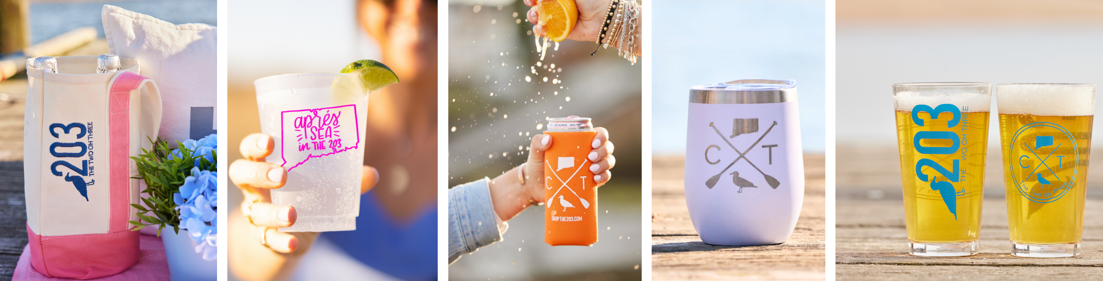 Slim CT Seltzer KOOZIES – The Two Oh Three